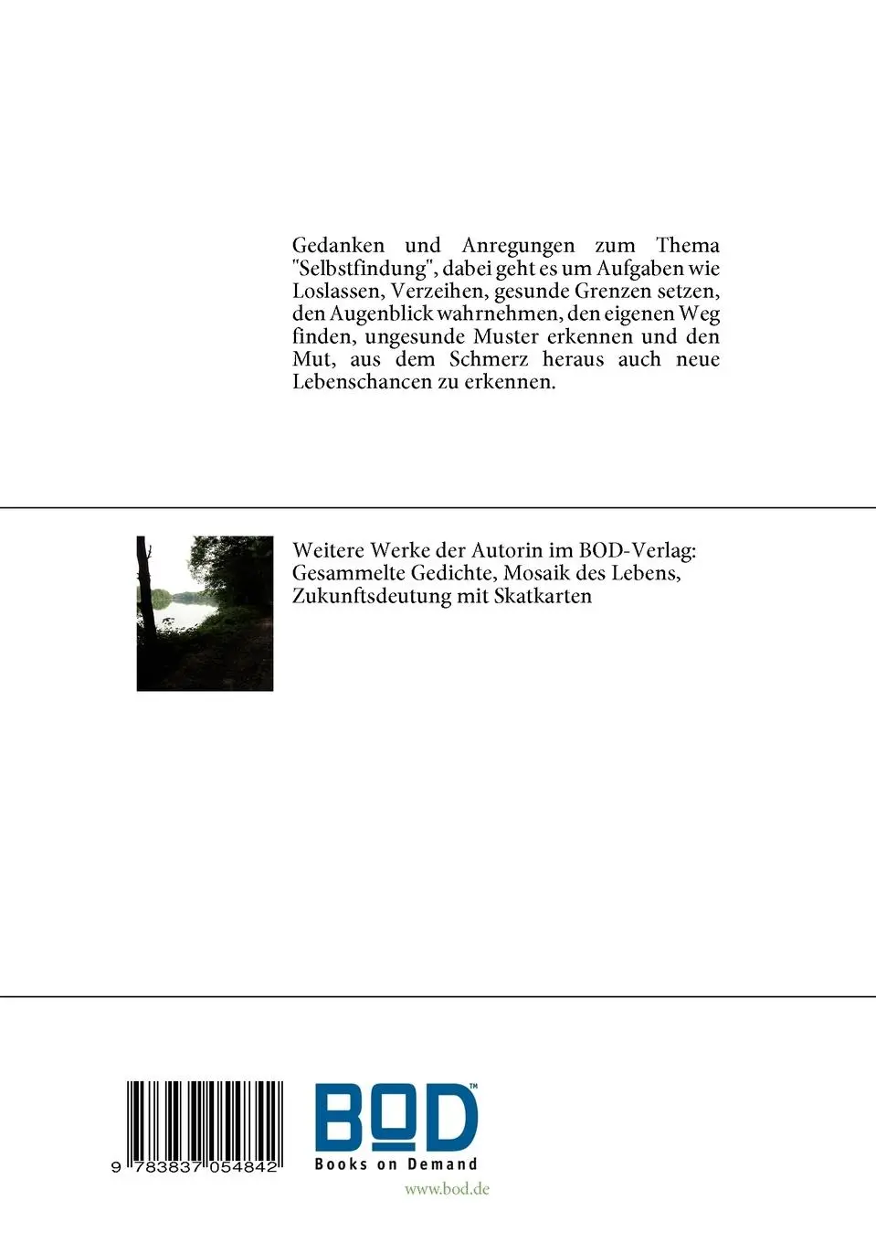 Rückseite: 9783837054842 | Gedanken zur Selbstfindung | Anregungen und Gedichte | Khelfa | Buch
