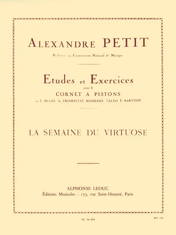 Cover: 9790046164842 | La Semaine Du Virtuose | Alexandre-Sylvain Petit | Partitur