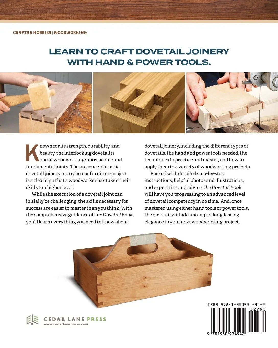 Rückseite: 9781950934942 | The Dovetail Book | Popular Woodworking | Taschenbuch | Englisch