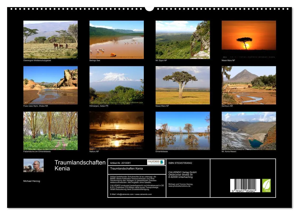 Bild: 9783457954942 | Traumlandschaften Kenia (hochwertiger Premium Wandkalender 2026 DIN...