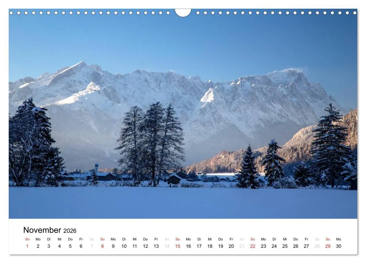 Bild: 9783516044942 | Zugspitz-Impressionen (Wandkalender 2026 DIN A3 quer), CALVENDO...