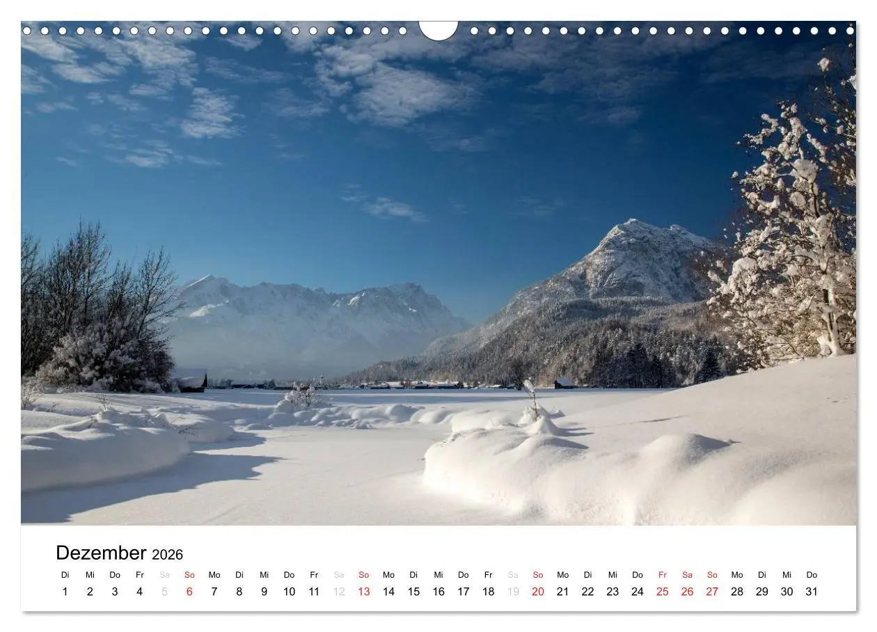 Bild: 9783516044942 | Zugspitz-Impressionen (Wandkalender 2026 DIN A3 quer), CALVENDO...