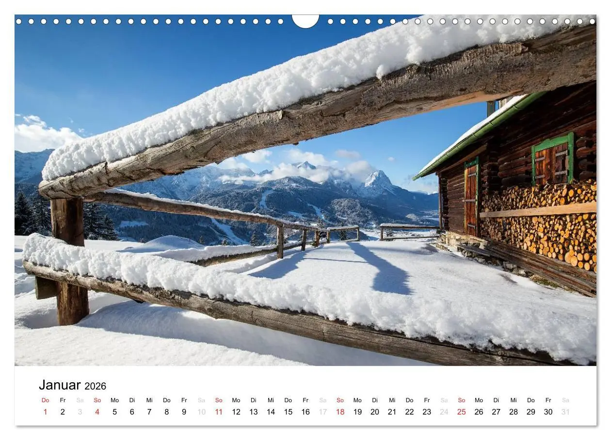Bild: 9783516044942 | Zugspitz-Impressionen (Wandkalender 2026 DIN A3 quer), CALVENDO...