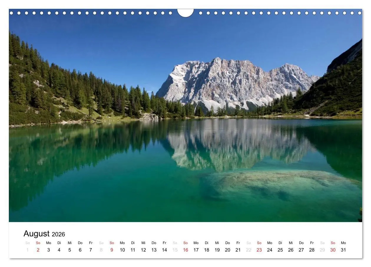 Bild: 9783516044942 | Zugspitz-Impressionen (Wandkalender 2026 DIN A3 quer), CALVENDO...
