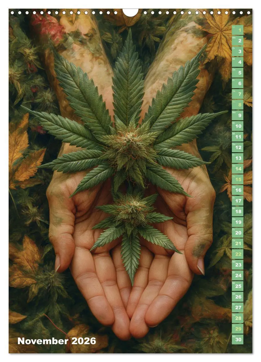 Bild: 9783516284942 | Rauschende Aussichten - Der ultimative Cannabis-Kalender...