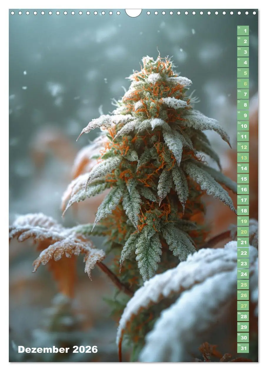 Bild: 9783516284942 | Rauschende Aussichten - Der ultimative Cannabis-Kalender...