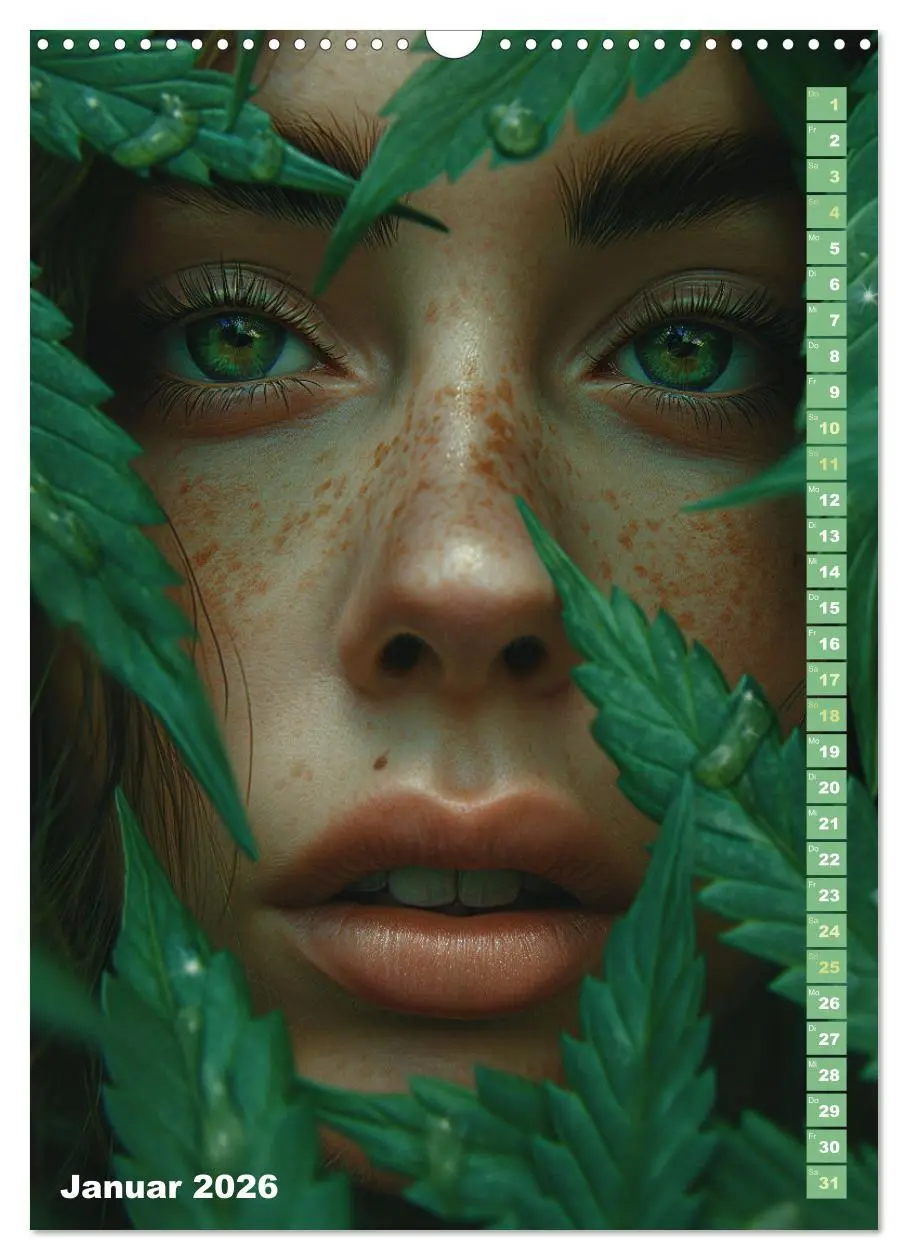 Bild: 9783516284942 | Rauschende Aussichten - Der ultimative Cannabis-Kalender...