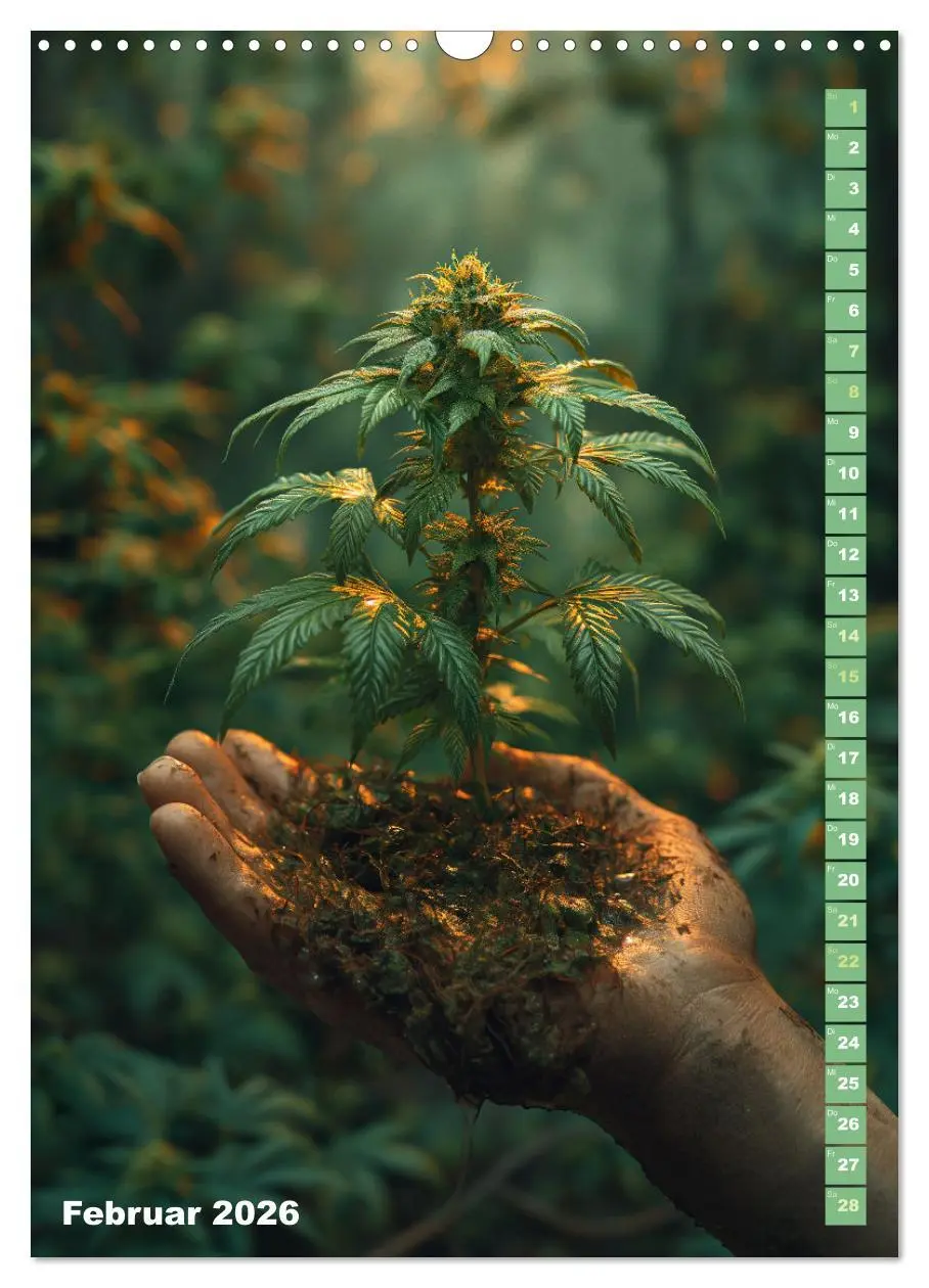 Bild: 9783516284942 | Rauschende Aussichten - Der ultimative Cannabis-Kalender...