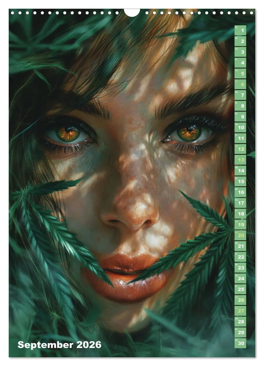Bild: 9783516284942 | Rauschende Aussichten - Der ultimative Cannabis-Kalender...