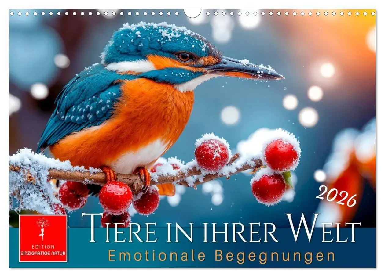 Cover: 9783516734942 | Tiere in ihrer Welt (Wandkalender 2026 DIN A3 quer), CALVENDO...