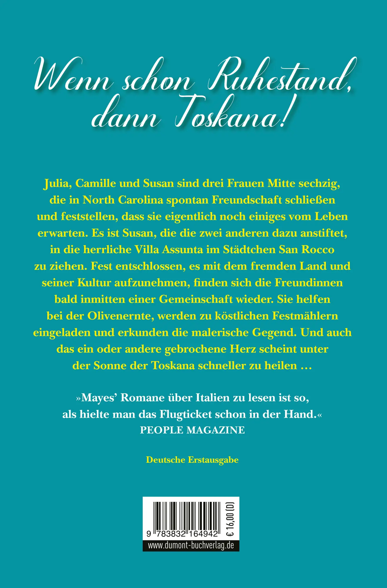 Cover: 9783832164942 | Das Licht der Toskana | Frances Mayes | Taschenbuch | 608 S. | Deutsch