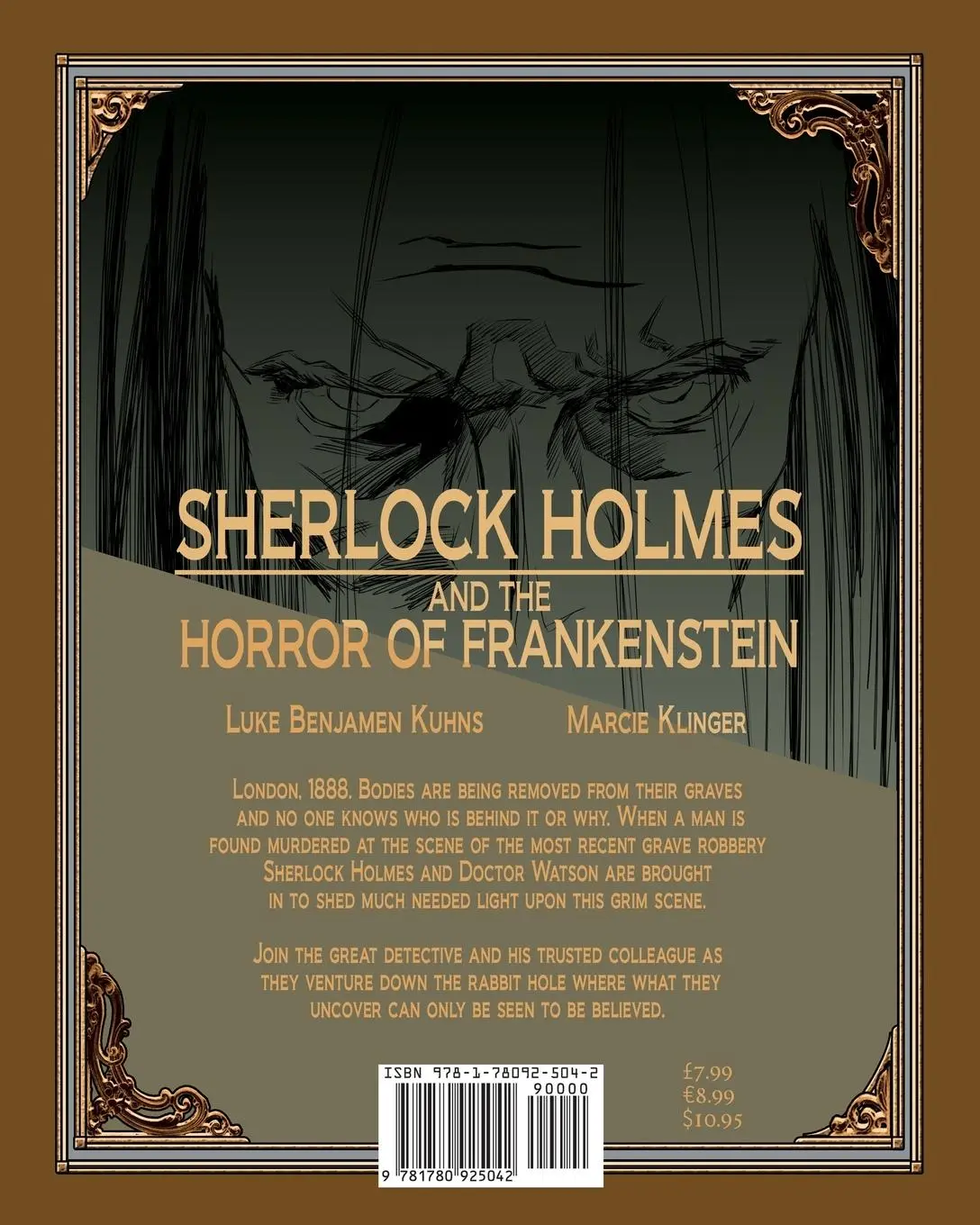Rückseite: 9781780925042 | Sherlock Holmes and the Horror of Frankenstein | Luke Kuhns | Buch