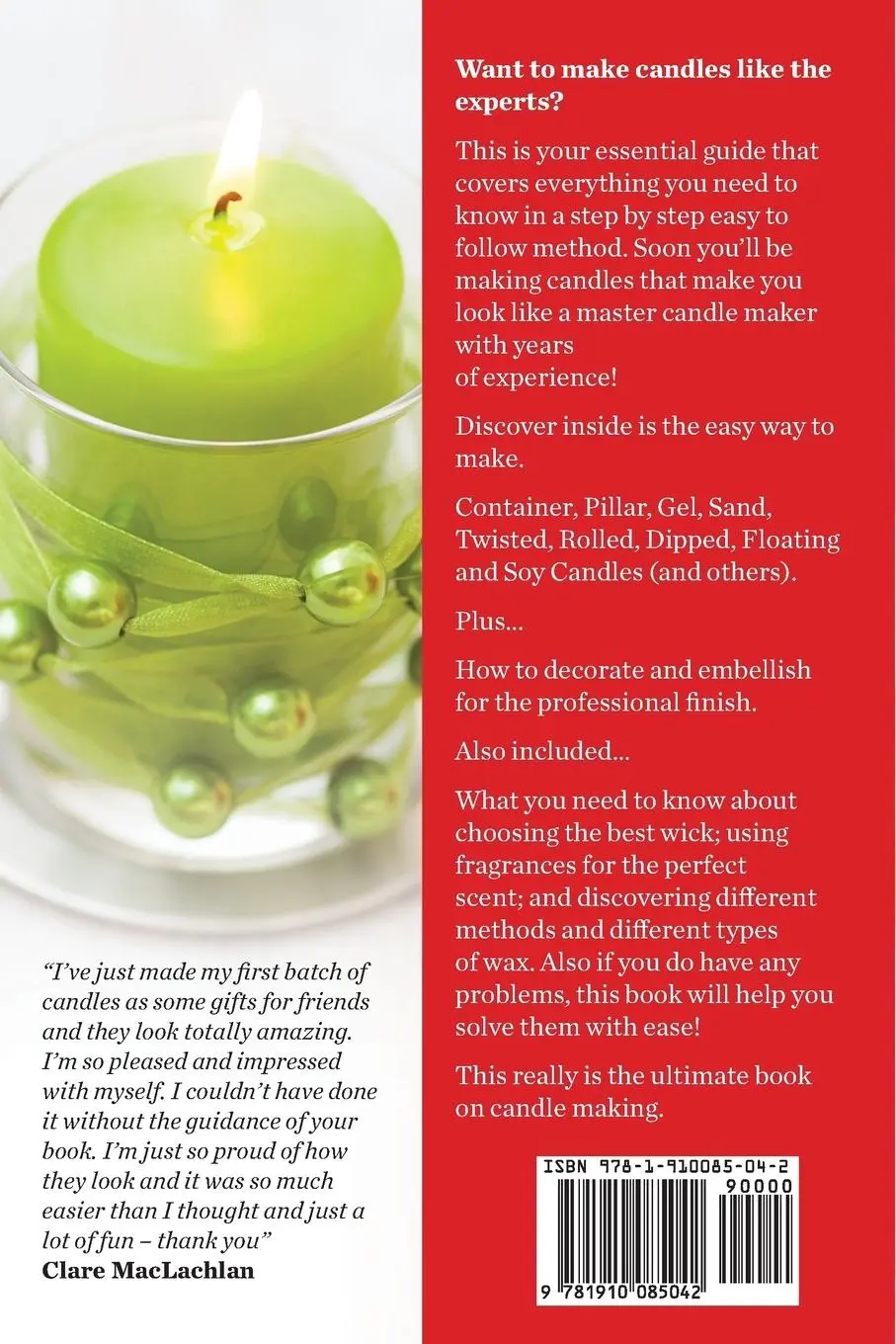 Rückseite: 9781910085042 | Candle Making Genius - How to Make Candles That Look Beautiful &amp;...