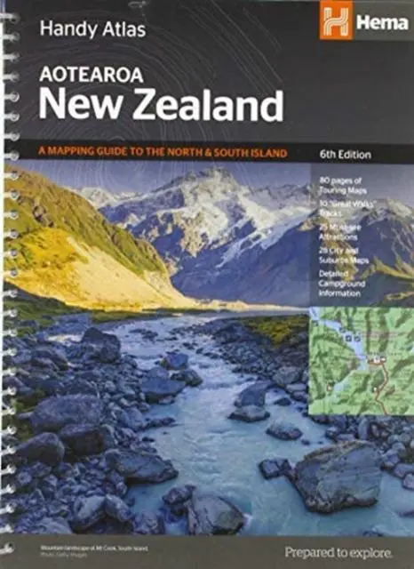 Cover: 9781925625042 | New Zealand Handy Atlas | Hema Maps | (Land-)Karte | Karte/Landkarte