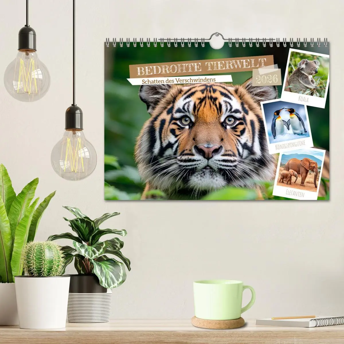 Bild: 9783516005042 | Bedrohte Tierwelt SCHATTEN DES VERSCHWINDENS (Wandkalender 2026 DIN...