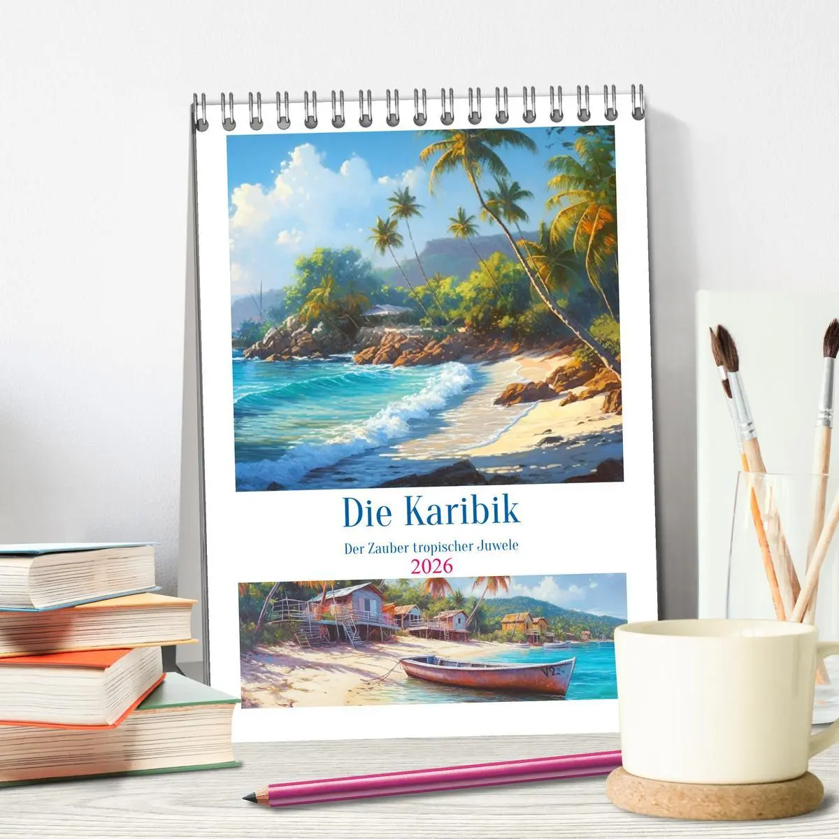 Bild: 9783516315042 | Die Karibik. Der Zauber tropischer Juwele (Tischkalender 2026 DIN...
