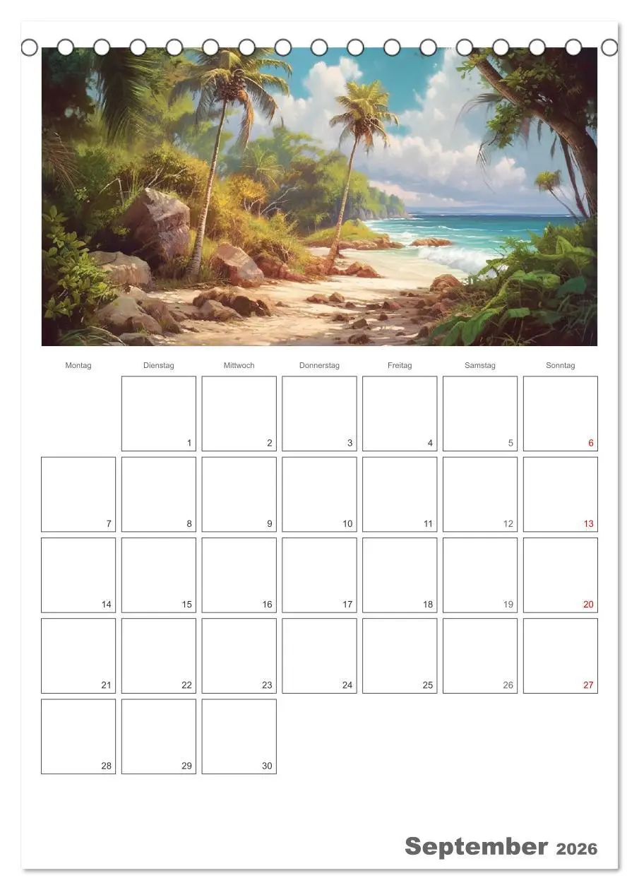 Bild: 9783516315042 | Die Karibik. Der Zauber tropischer Juwele (Tischkalender 2026 DIN...