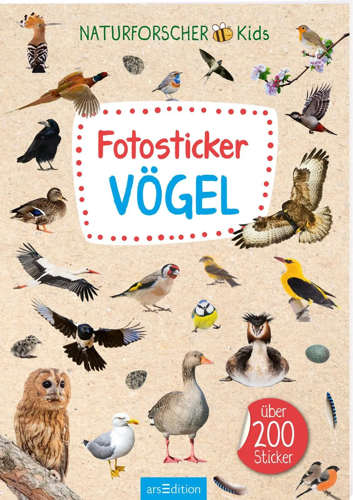 Cover: 4014489135142 | Naturforscher-Kids - Fotosticker Vögel | Über 200 Sticker | Broschüre