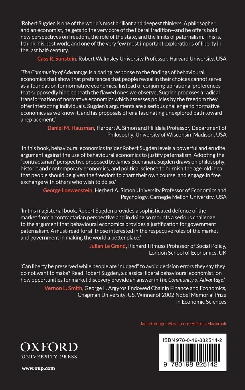 Rückseite: 9780198825142 | Community of Advantage | Robert Sugden | Buch | Gebunden | Englisch