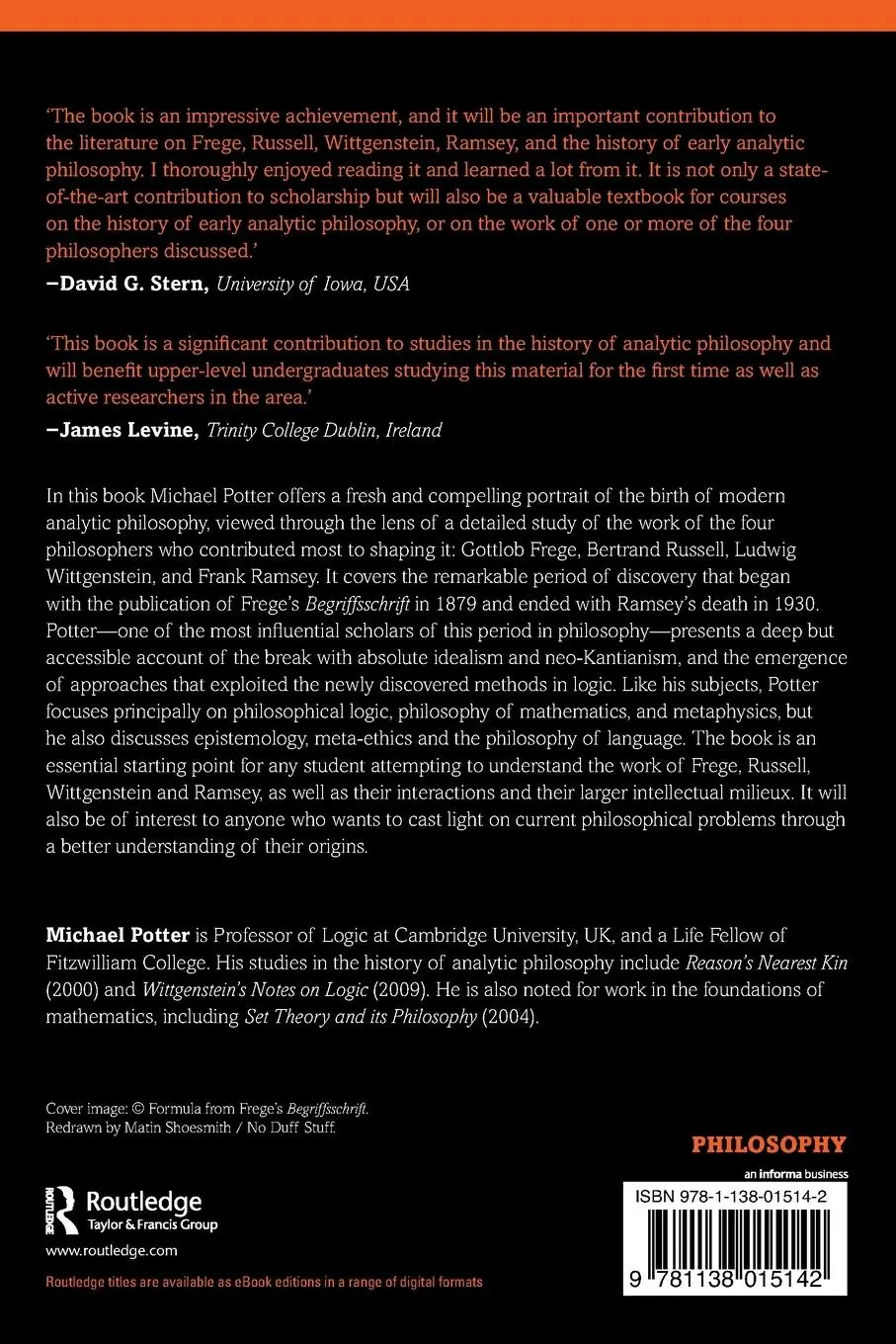 Rückseite: 9781138015142 | The Rise of Analytic Philosophy, 1879-1930 | From Frege to Ramsey