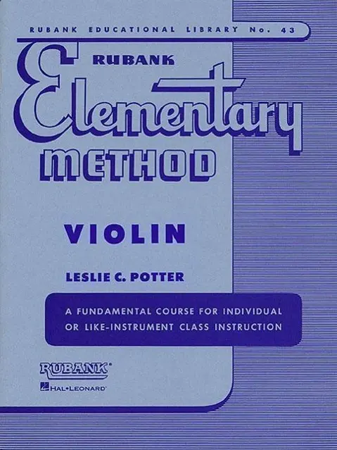 Cover: 9781423445142 | Rubank Elementary Method, Violin | Leslie C Potter | Taschenbuch