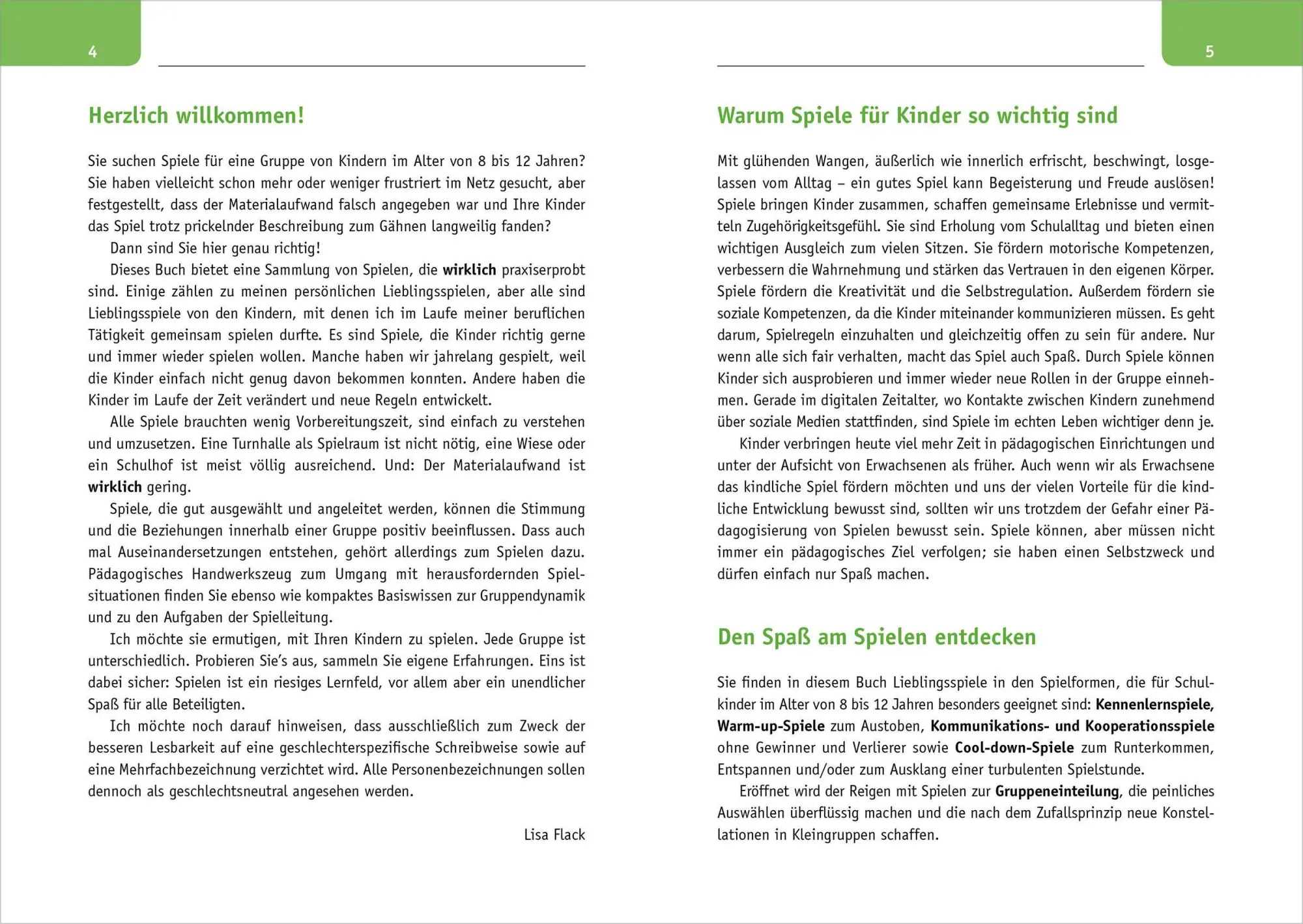 Bild: 9783451035142 | Lieblingsspiele für die Ganztagsschule | Lisa Flack | Taschenbuch
