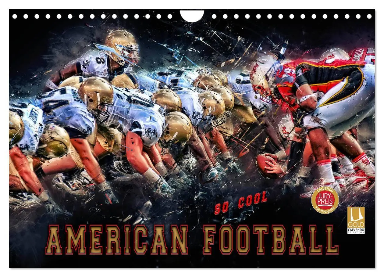 Cover: 9783457835142 | American Football - so cool (Wandkalender 2026 DIN A4 quer),...