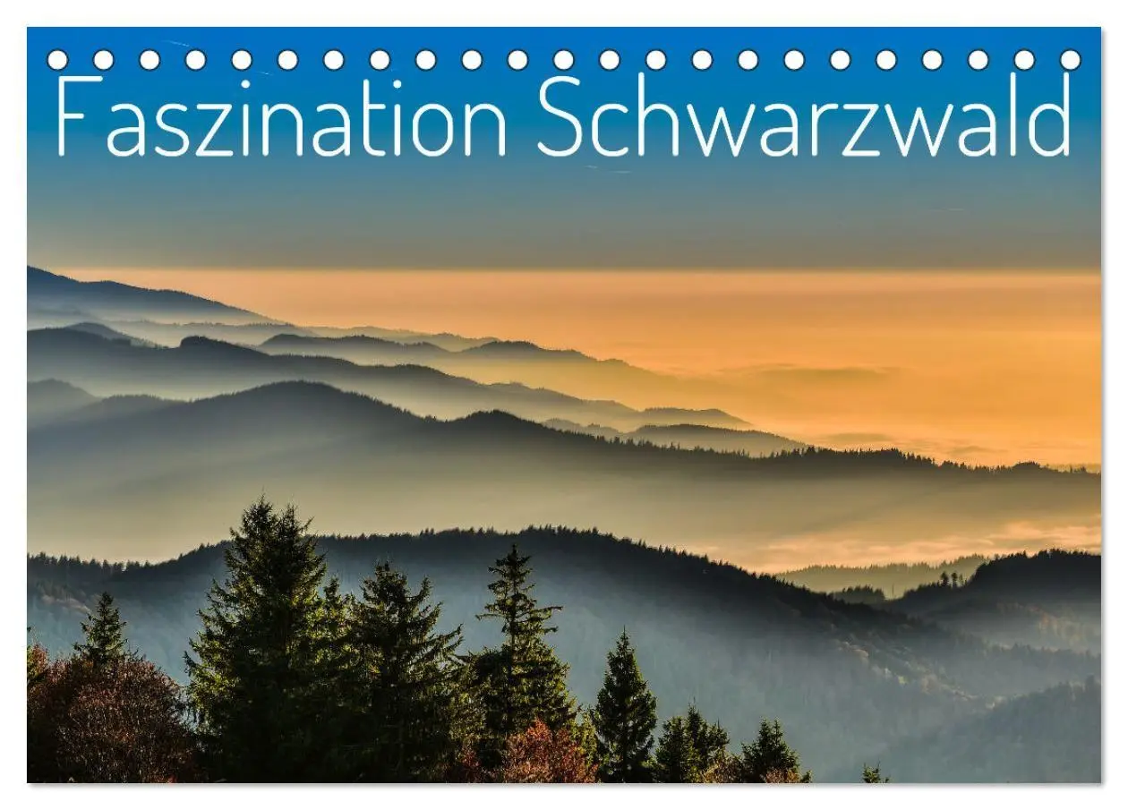 Cover: 9783569015142 | Faszination Schwarzwald (Tischkalender 2027 DIN A5 quer), CALVENDO...