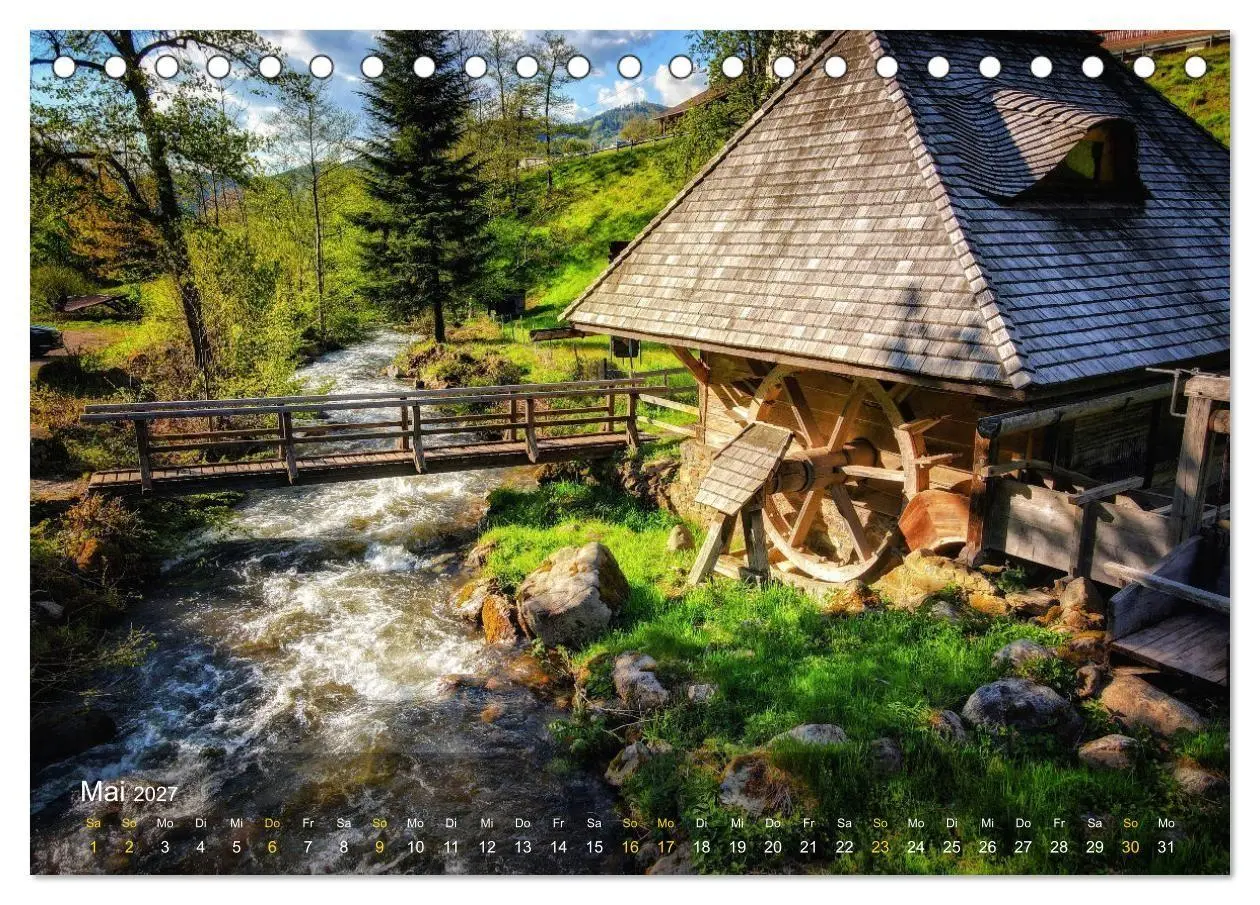 Bild: 9783569015142 | Faszination Schwarzwald (Tischkalender 2027 DIN A5 quer), CALVENDO...