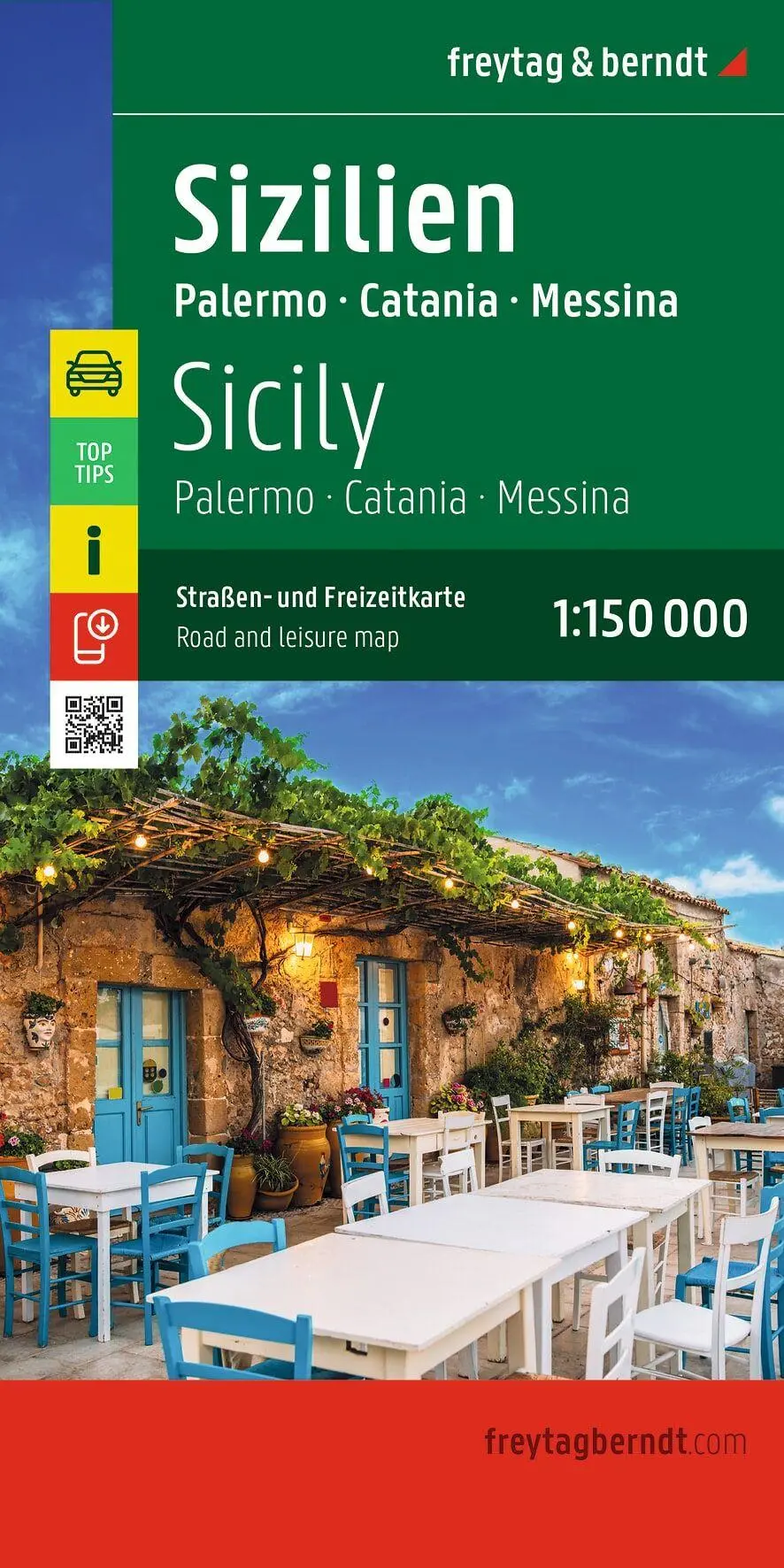 Cover: 9783707925142 | freytag &amp; berndt Straßenkarte Sizilien 1:150.000 | (Land-)Karte | 2026