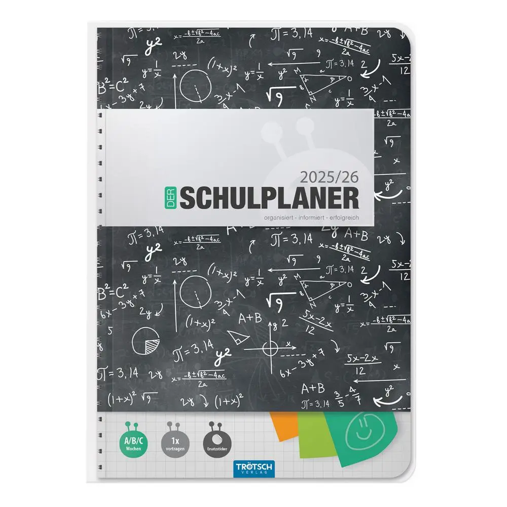 Cover: 9783988025142 | Trötsch Schulplaner Schwarz 25/26 | Trötsch Verlag | Kalender | 128 S.
