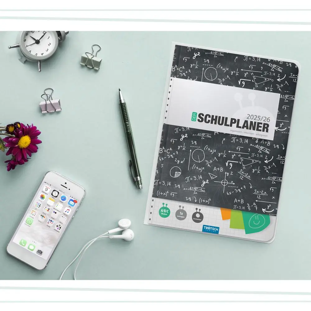 Bild: 9783988025142 | Trötsch Schulplaner Schwarz 25/26 | Trötsch Verlag | Kalender | 128 S.