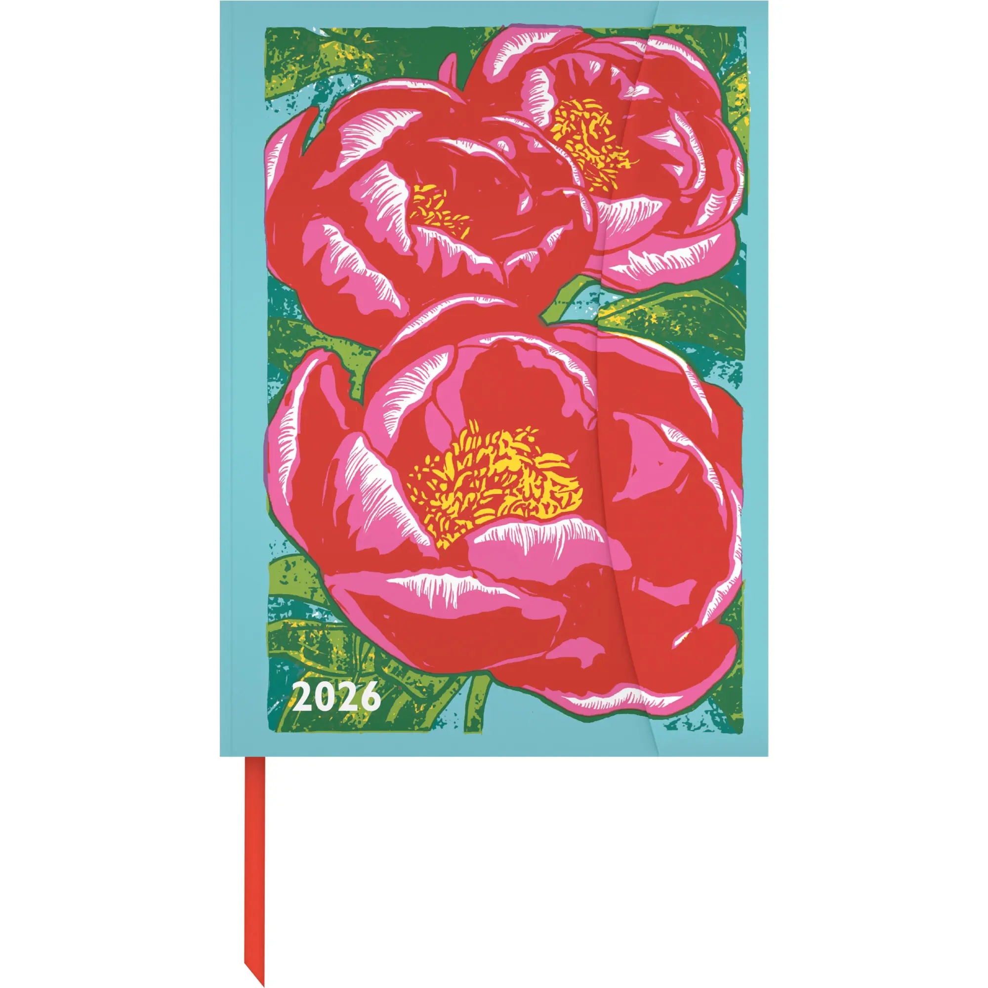Cover: 4069095005242 | Kat Menschik - Flowers 2026 - Peonies - Diary - Buchkalender -...