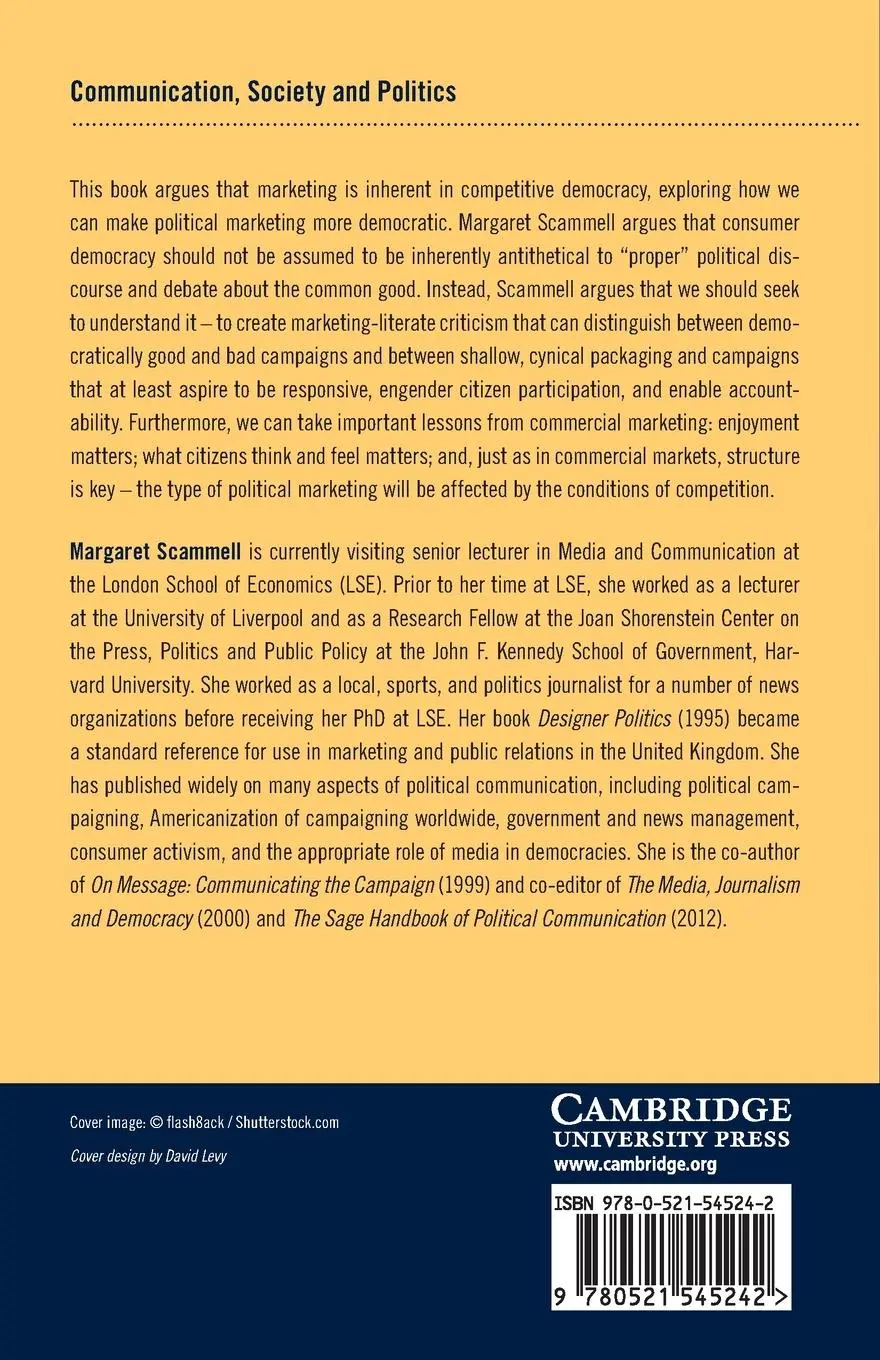 Rückseite: 9780521545242 | Consumer Democracy | Margaret Scammell | Taschenbuch | Englisch | 2014
