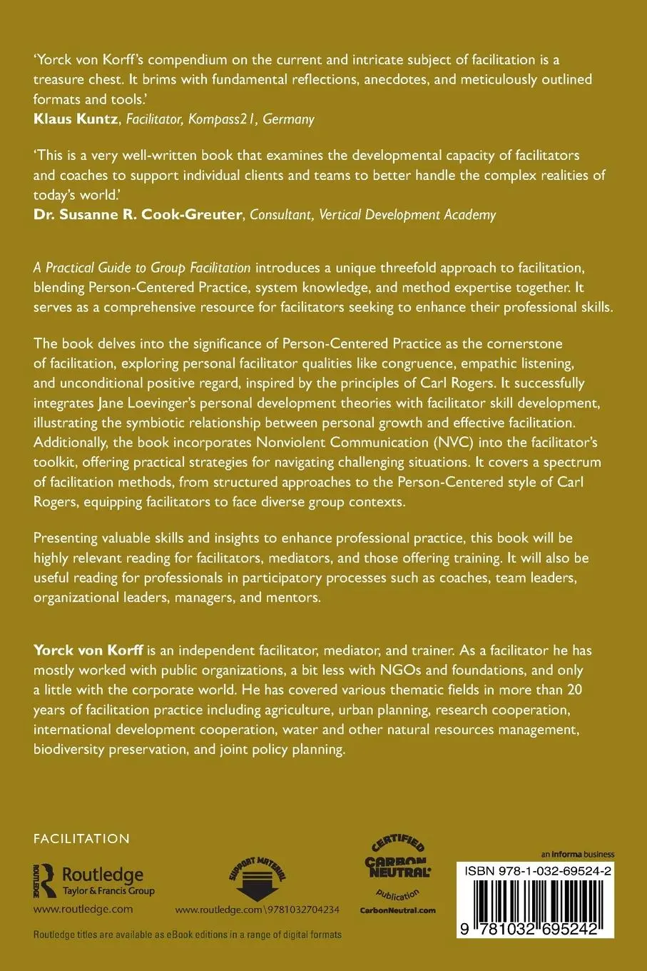 Rückseite: 9781032695242 | A Practical Guide to Group Facilitation | The Threefold Approach
