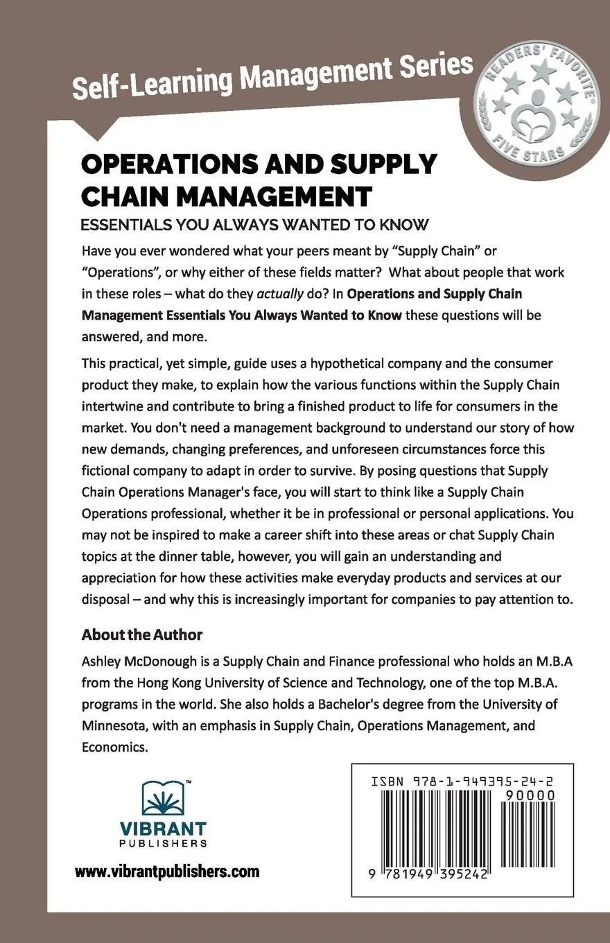 Rückseite: 9781949395242 | Operations and Supply Chain Management Essentials You Always Wanted...