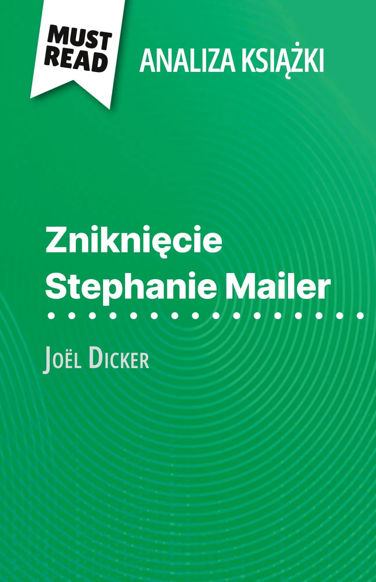 Cover: 9782808615242 | Znikni¿cie Stephanie Mailer ksi¿¿ka Joël Dicker (Analiza ksi¿¿ki)