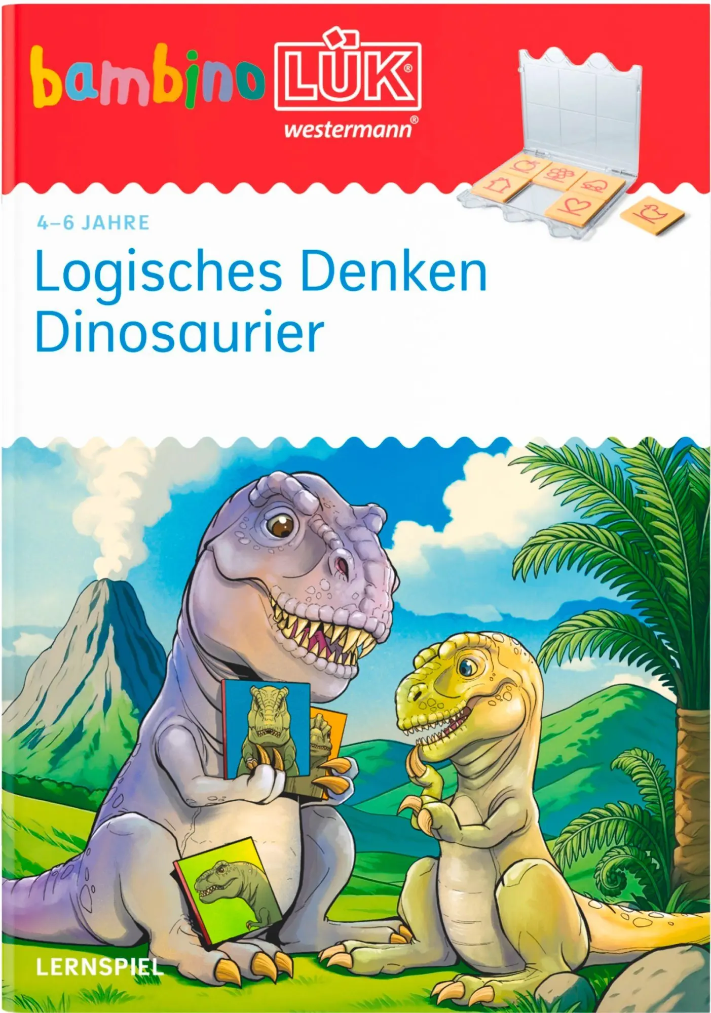 Cover: 9783072475242 | bambinoLÜK. | 4/5/6 Jahre Logisches Denken Dinos | Wibke Bierwald