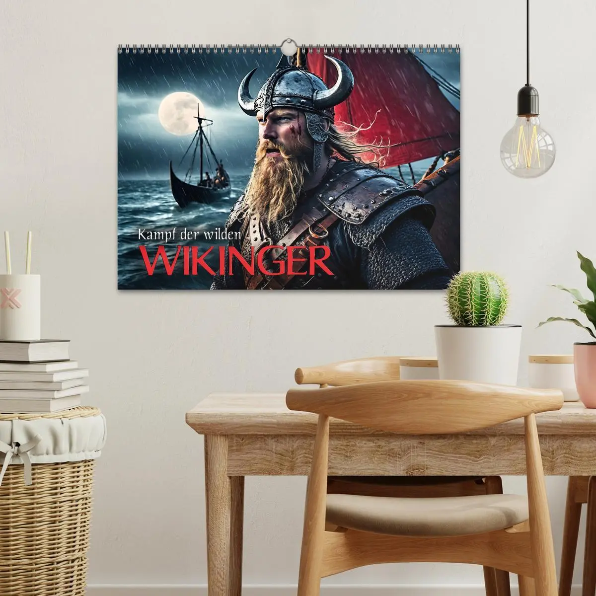 Bild: 9783457445242 | Kampf der wilden Wikinger (Wandkalender 2026 DIN A3 quer), CALVENDO...