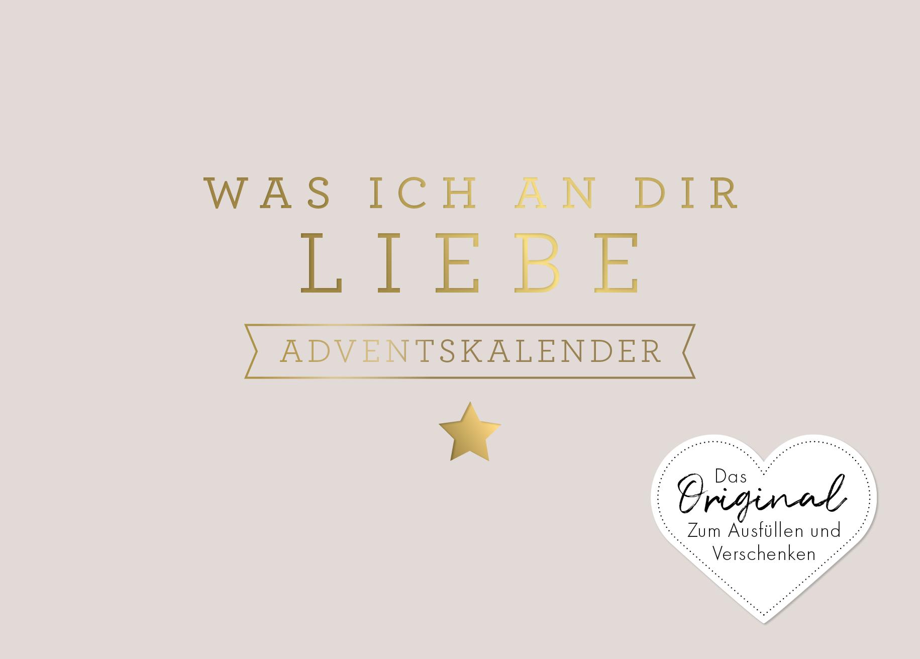 Cover: 9783742325242 | Was ich an dir liebe - Adventskalender | Alexandra Reinwarth | Buch