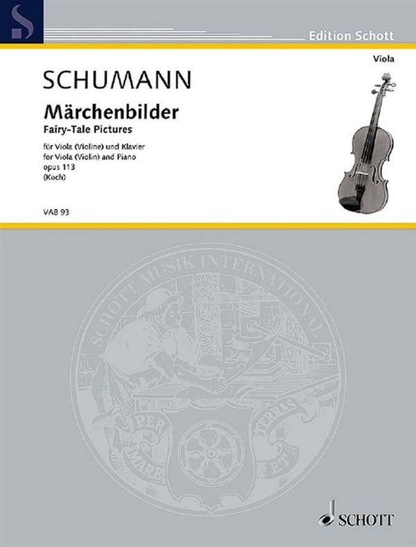 Cover: 9790001165242 | Märchenbilder op. 113 | Robert Schumann | Taschenbuch | Deutsch | 2018