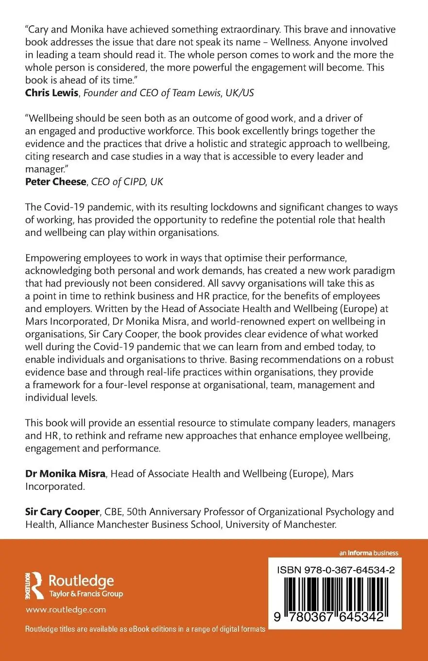 Rückseite: 9780367645342 | Healthy High Performance | Cary Cooper (u. a.) | Taschenbuch | 2025