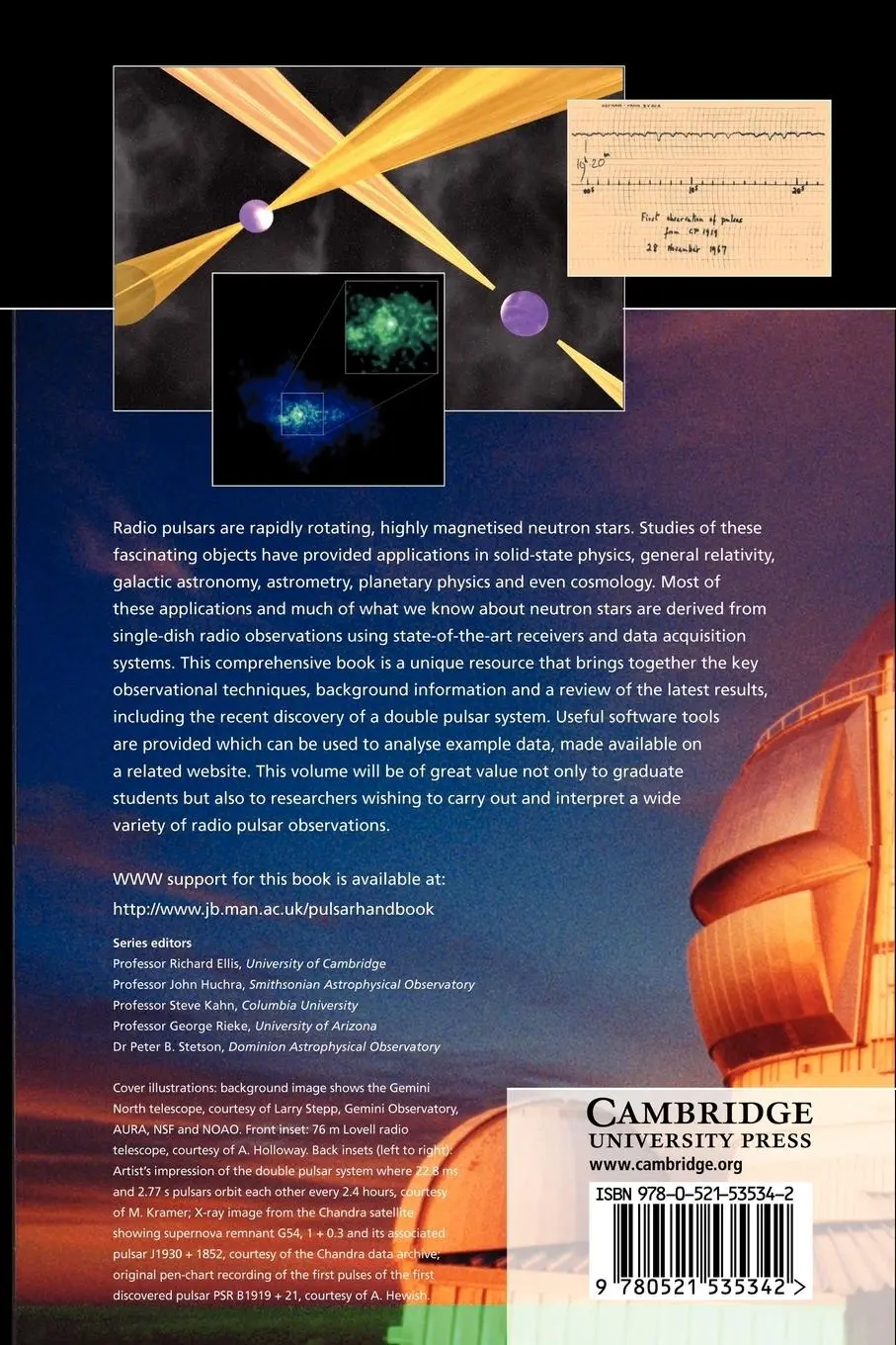 Rückseite: 9780521535342 | Handbook of Pulsar Astronomy | Michael Kramer (u. a.) | Taschenbuch