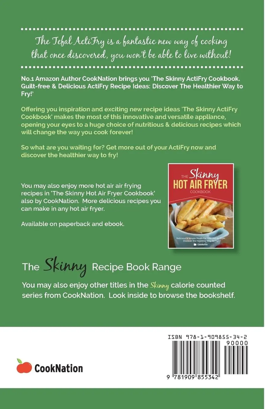 Rückseite: 9781909855342 | The Skinny Actifry Cookbook | Cooknation | Taschenbuch | Englisch