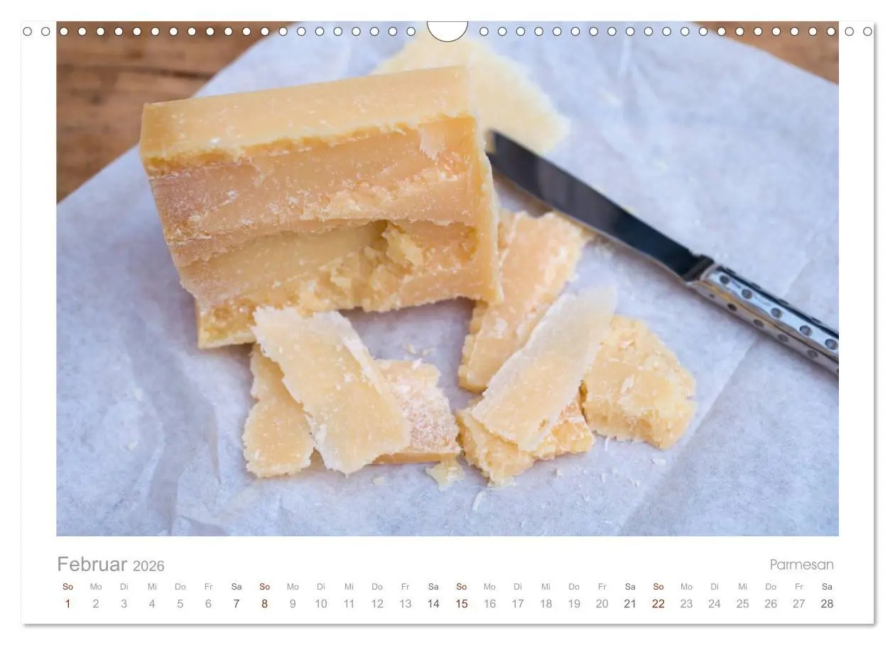 Bild: 9783516075342 | Der Käsekalender Edel und lecker (Wandkalender 2026 DIN A3 quer),...