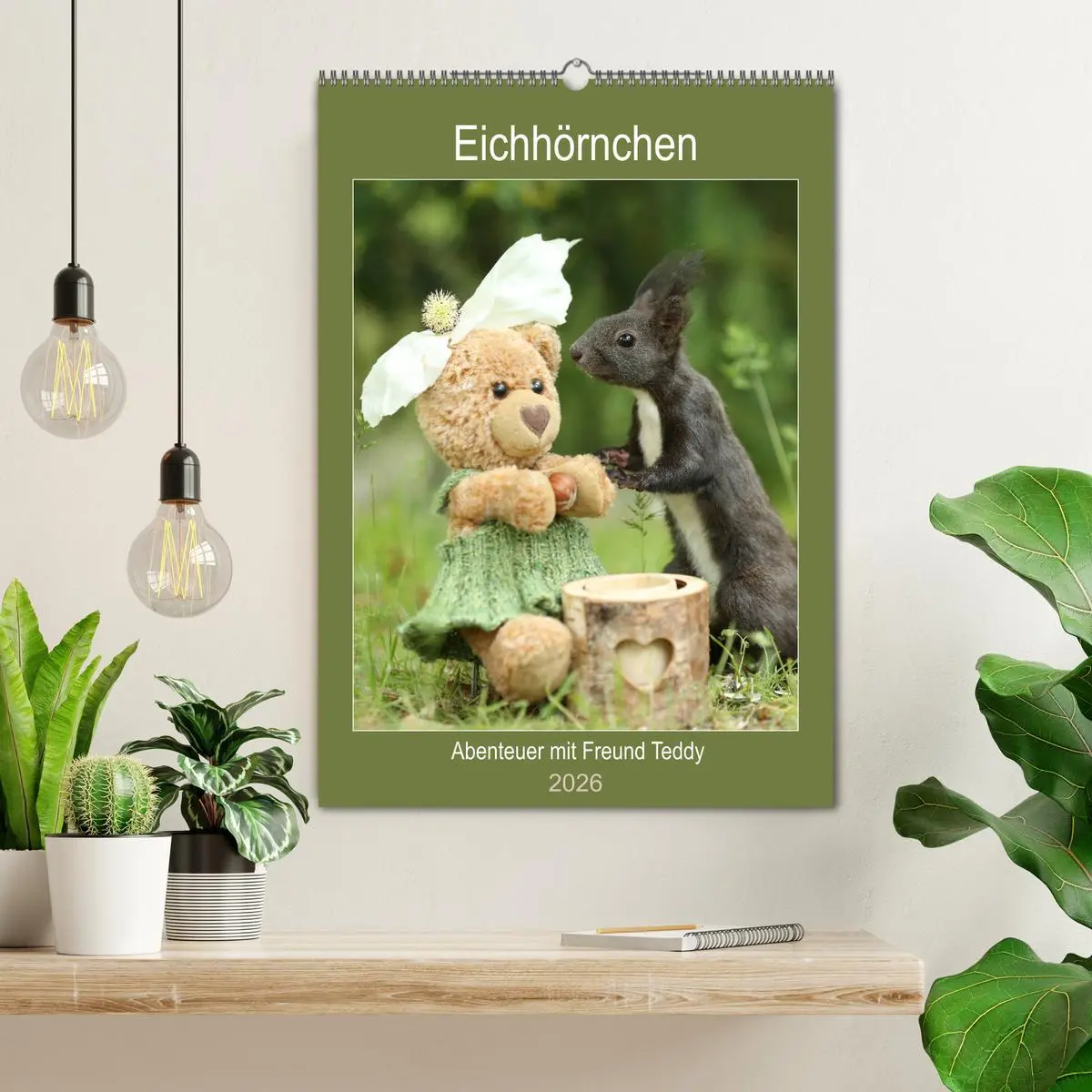 Bild: 9783516385342 | Eichhörnchen - Abenteuer mit Freund Teddy (Wandkalender 2026 DIN A2...