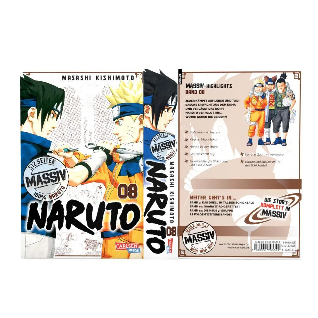 Bild: 9783551795342 | NARUTO Massiv 8 | Masashi Kishimoto | Taschenbuch | NARUTO Massiv
