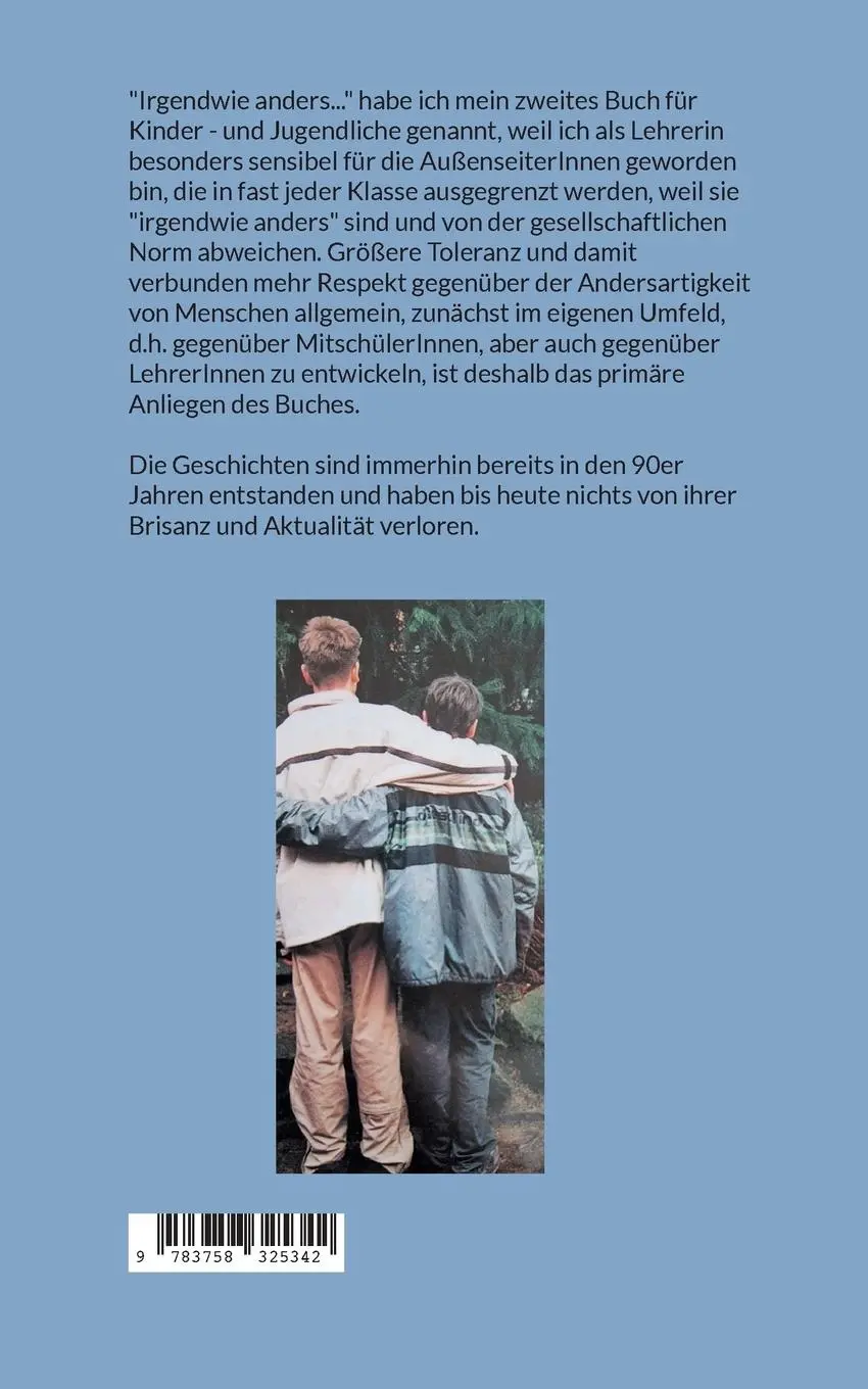 Rückseite: 9783758325342 | Irgendwie anders | Jugendgeschichten | Cornelia Giese | Taschenbuch