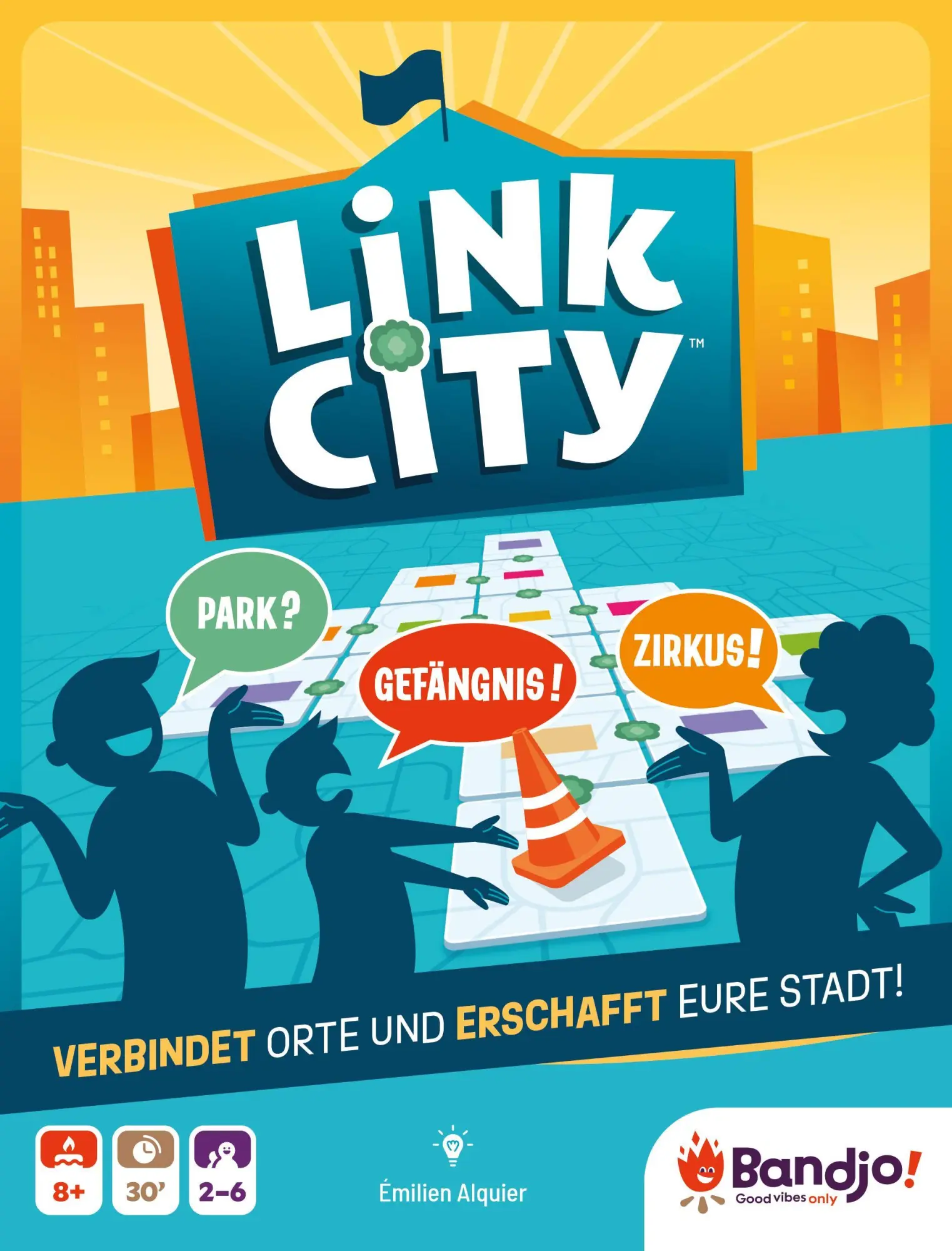 Cover: 4015566605442 | Link City | Émilien Alquier | Spiel | BLOD0110 | Deutsch | 2024
