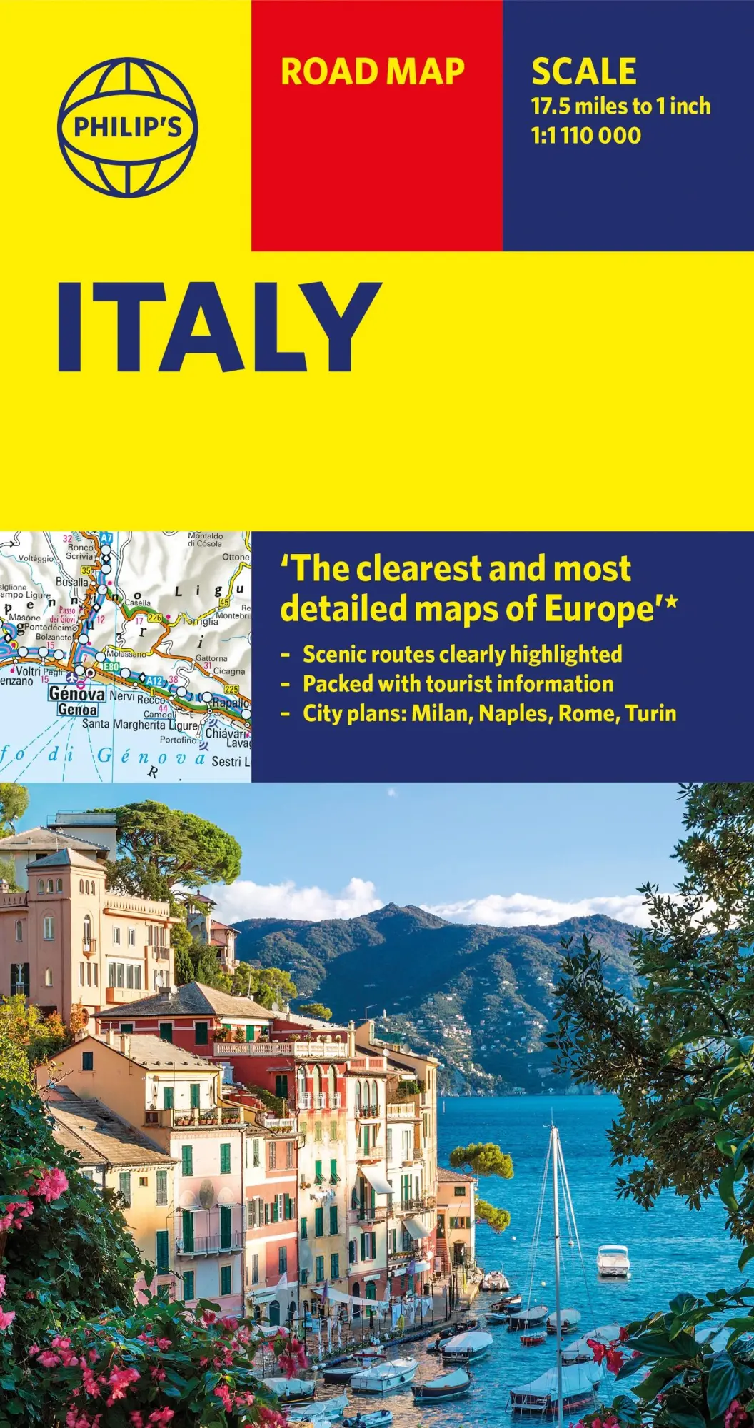Cover: 9781849075442 | Philip's Italy Road Map | Philip'S Maps | (Land-)Karte | Englisch